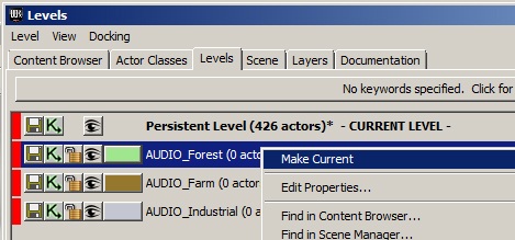 Make current level